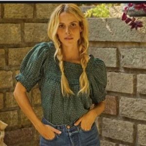 Doen square neck blouse